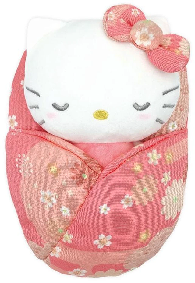 Main image of Hello Kitty Swaddle Mascot Japanese Pattern L Sanrio