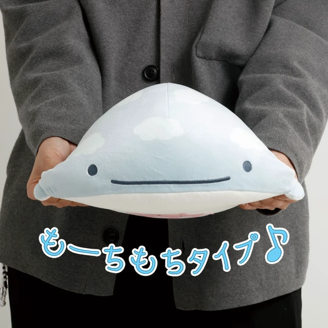 Alt view image 5 of 6 - Jinbesan Super Mochi Mochi Plush M (Jinbesan & Balloon Fish)