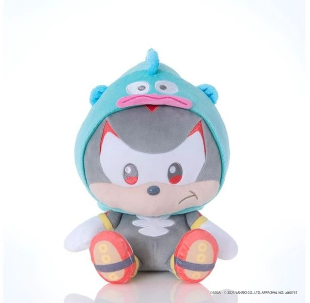 Main image of Japan Shadow x Hangyodon Plush M: SONIC & FRIENDS Sanrio Characters