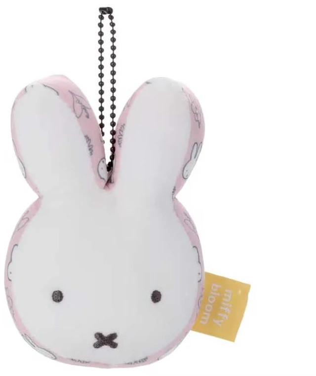 Main image of Miffy Ball Chain Mascot Pink Mocchi-Mocchi-Style Miffy Bloom
