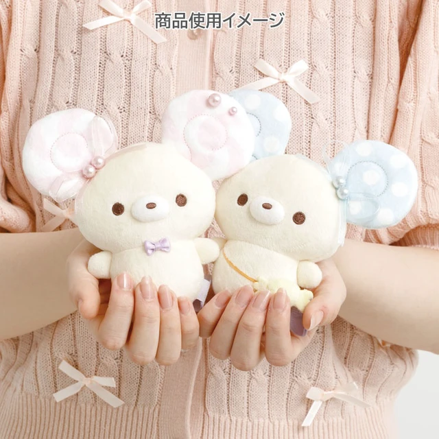Alt view image 3 of 3 - Japan Sugar Cocomoo Plush Chewpop Candy Rollie Candy Day Pink