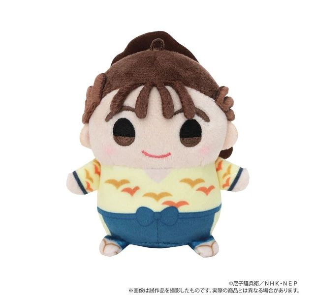 Main image of Japan Kanemon Ohama Casual Ver. Mamemate Plush Mascot (Nintama Rantaro)
