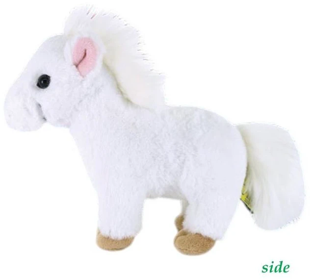 Alt view image 2 of 4 - Fluffies Plush S Horse White