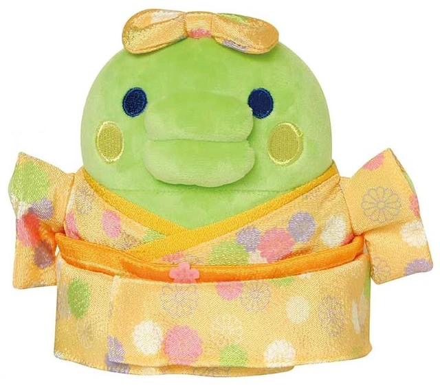 Main image of Tamagotchi Kimono Sitting Plush Kuchipatchi Japanese Style