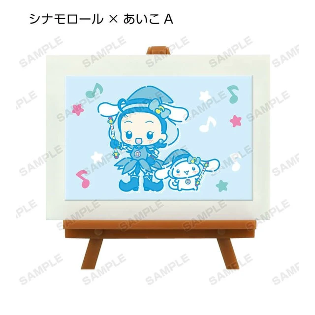 Alt view image 4 of 7 - Ojamajo Doremi x Sanrio Characters Trading Mini Art Frame 12-Pack BOX