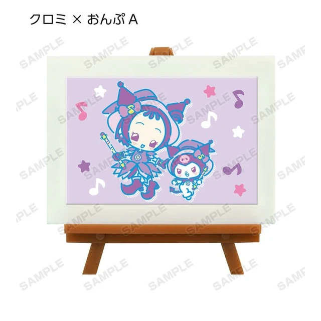 Alt view image 5 of 7 - Ojamajo Doremi x Sanrio Characters Trading Mini Art Frame 12-Pack BOX
