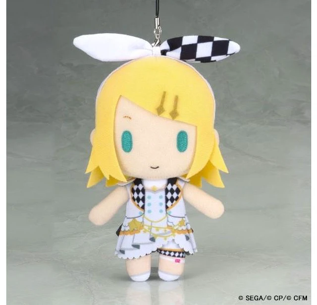 Main image of Japan Kagamine Rin: Stage Sekai Ver. Mini Plush (Colorful Stage! Feat. Miku)