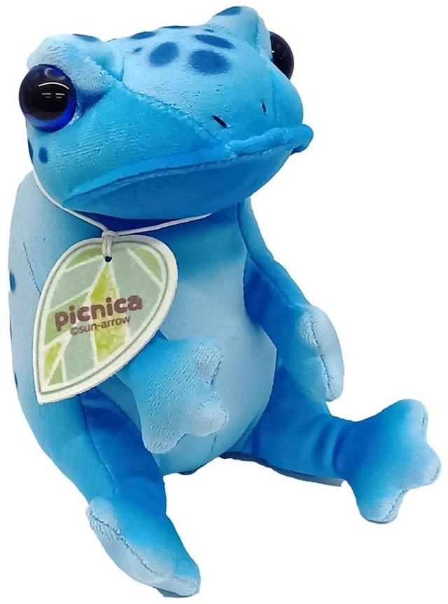 Main image of picnica Plush Cobalt Poison Dart Frog