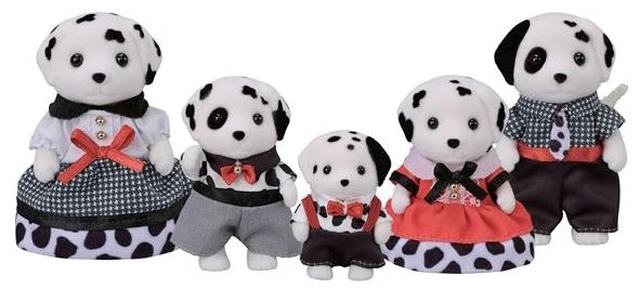 Main image of Japan Sylvanian Families C-79 Dalmatian Family