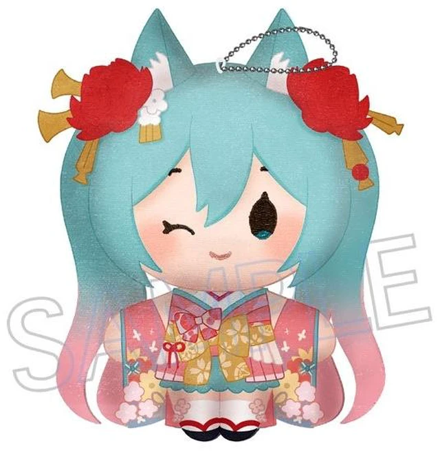 Main image of Japan Hatsune Miku Hyakki Yagyo Plush Mascot A Nekomata