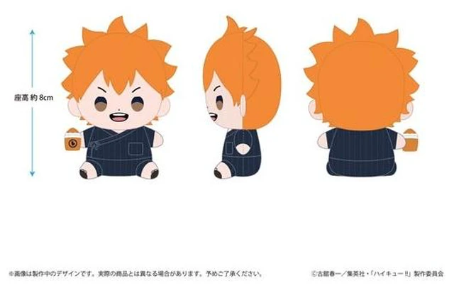 Main image of Japan Haikyu!! Mocchi-Bi Plush Shoyo Hinata Jinbei Ver.