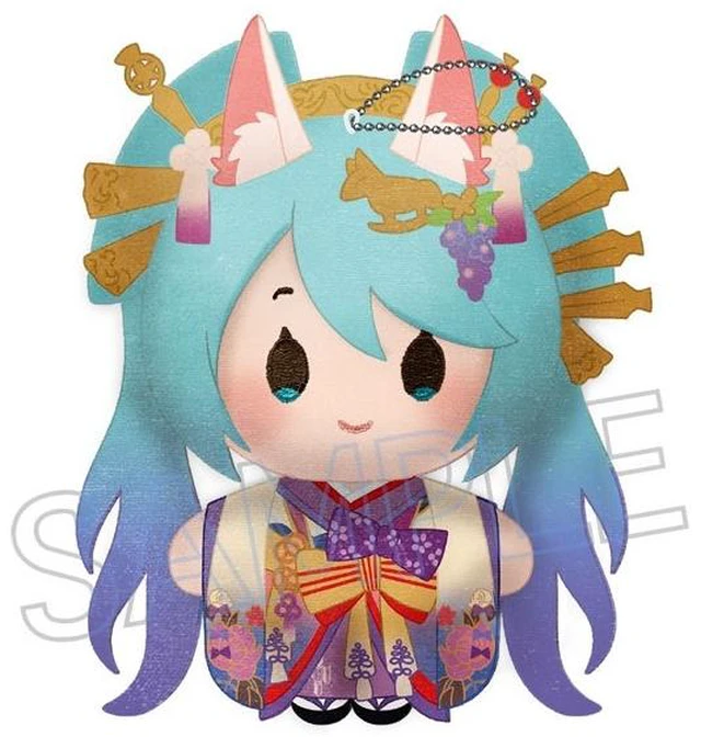 Main image of Japan Hatsune Miku Night Parade of One Hundred Demons Mascot C White Fox