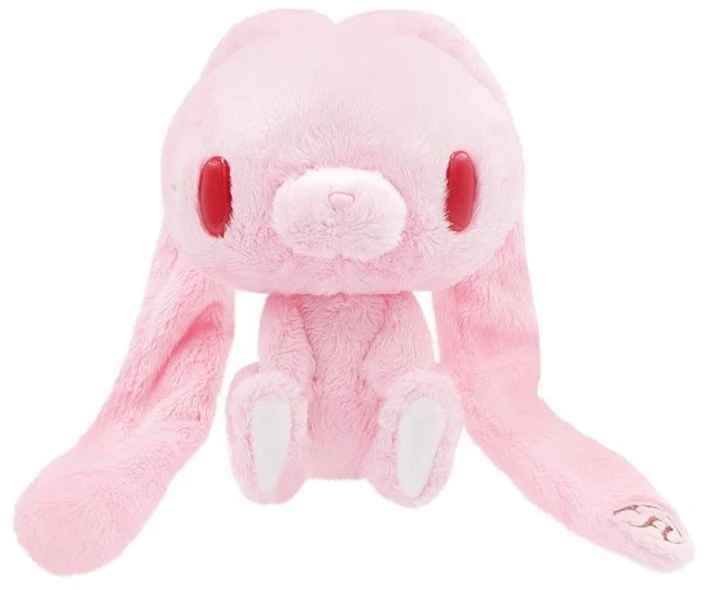 Main image of Japan Generic Usagi Palm-Sized Sitting Plush Pink Heisei Retro