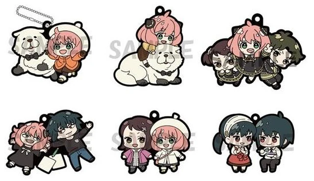 Main image of Japan SPY×FAMILY Buddy Colle Rubber Mascot Vol.2 1BOX