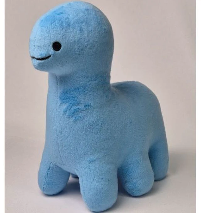 Main image of Japan PETTY DUST Ujumonji Small Amulet Dinosaur 20cm Plush Bread