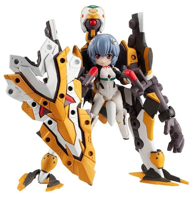 Alt view image 4 of 6 - Desktop Army Rei Ayanami & Evangelion Unit-00 (Kai) Reissue