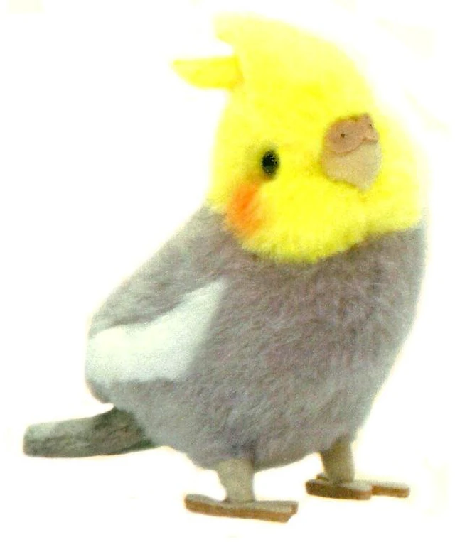 Main image of Japan Kotori no Ne Plush Cockatiel Gray