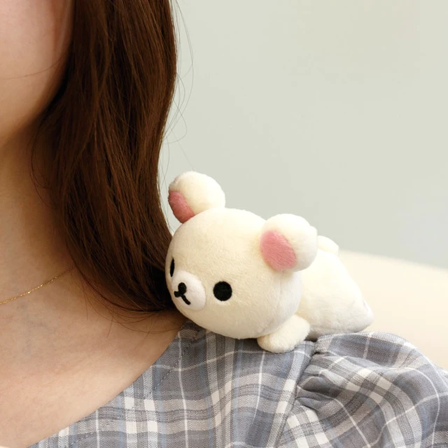 Alt view image 6 of 6 - Japan Rilakkuma Magnetic Lying Plush Korilakkuma