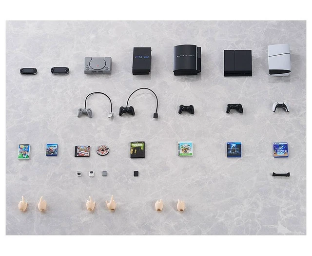 Alt view image 2 of 7 - Japan PlayStation for figmaPLUS with Bonus Parts & Stickers
