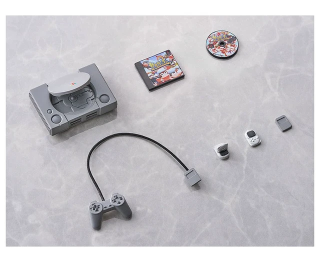 Alt view image 5 of 7 - Japan PlayStation for figmaPLUS with Bonus Parts & Stickers