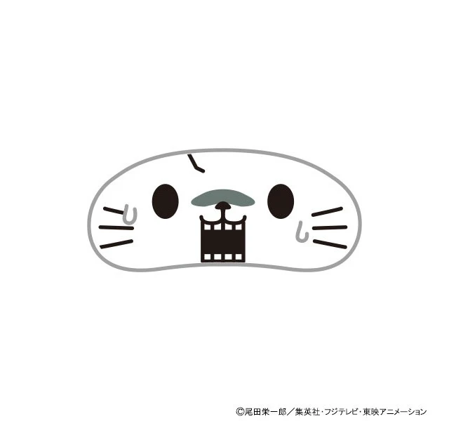 Alt view image 2 of 2 - Japan ONE PIECE Egghead Arc with CAT Eye Mask Plush Keychain Brook