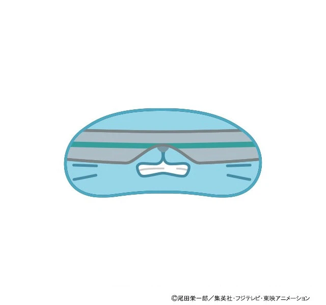 Alt view image 2 of 2 - Japan Franky Plush Keychain with Cat Eyemask: ONE PIECE Egghead Arc