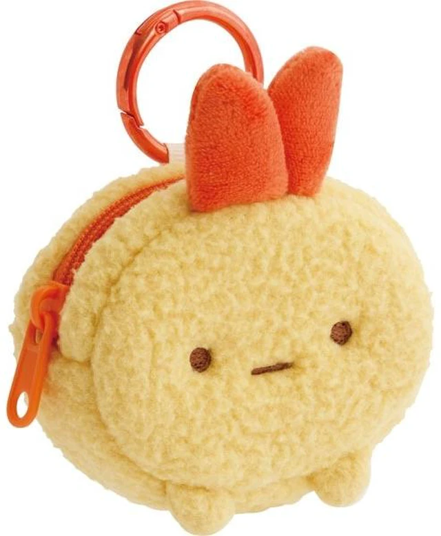 Main image of Japan Sumikko Gurashi Plush Mini Pouch: Fried Shrimp Tail
