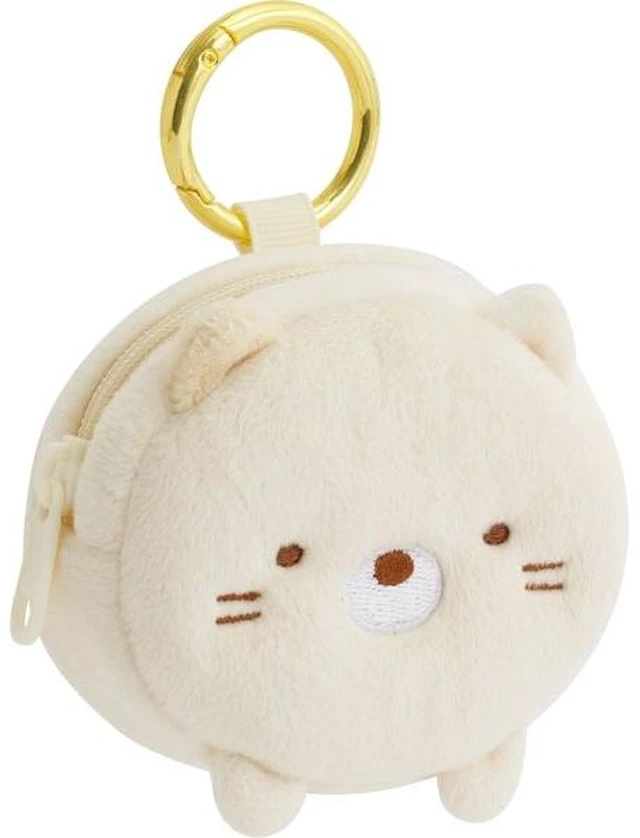 Main image of Japan Sumikko Gurashi Plush Mini Pouch Neko