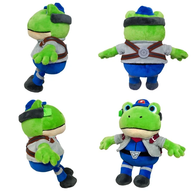 Alt view image 2 of 3 - Japan Star Fox Slippy Toad SFP04 Plush S All Star Collection