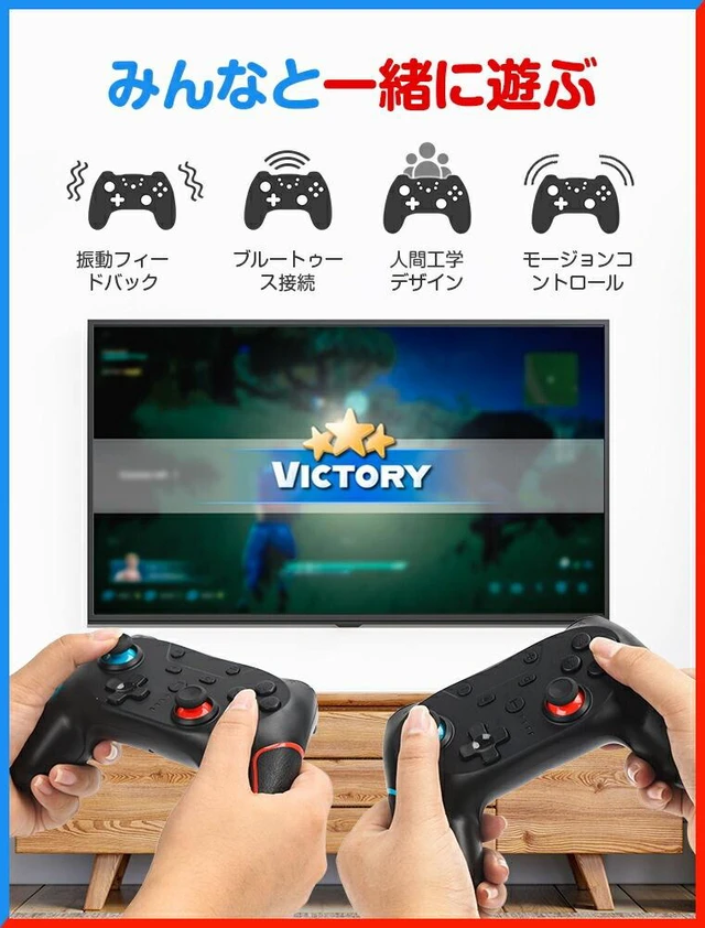Alt view image 6 of 7 - Japan Nintendo Switch/Switch2 Wireless Controller Black (Green) - Set of 2