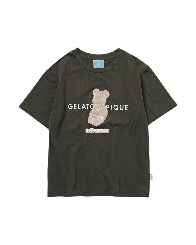Alt view image 3 of 3 - Japan MEDICOM TOY Official GELATO PIQUE UNISEX One-Point T-Shirt Gray S-M
