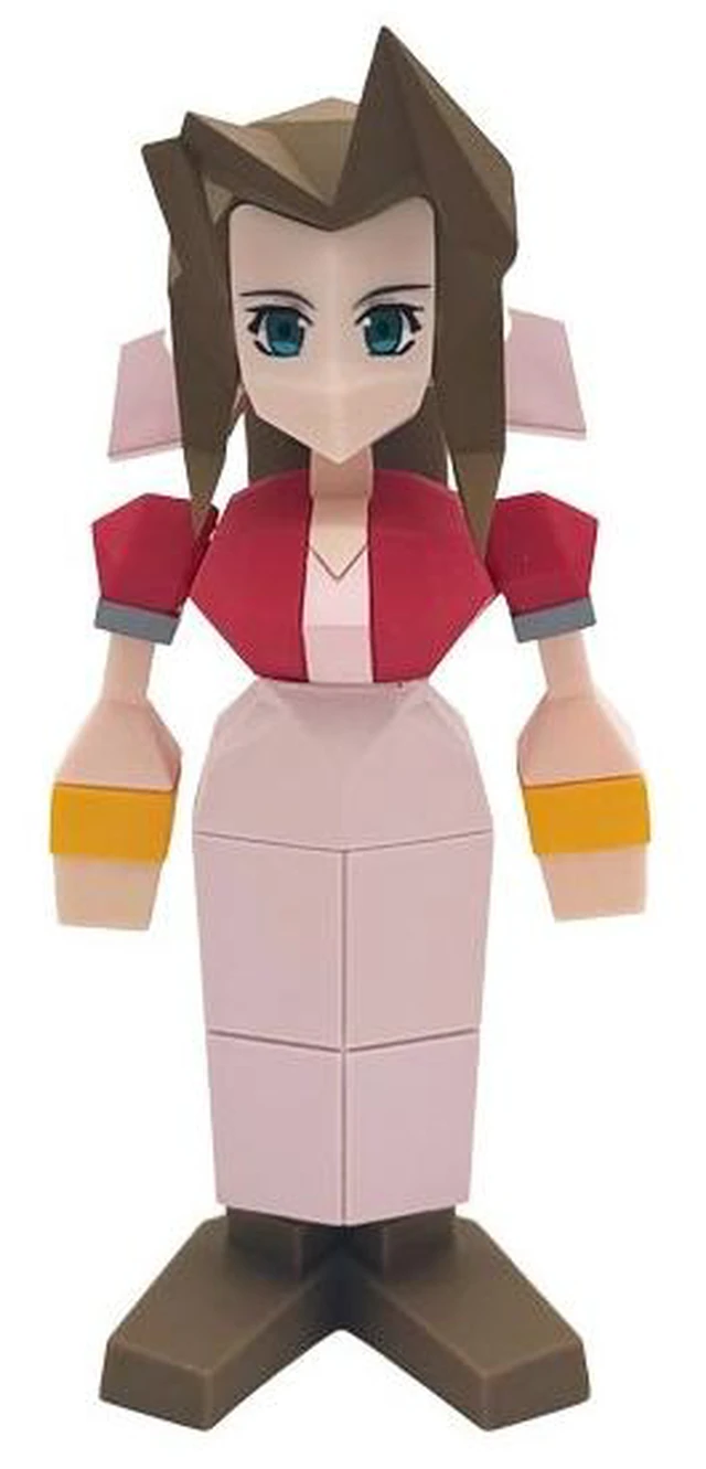 Main image of Japan Final Fantasy VII Polygon Sofubi Aerith Gainsborough