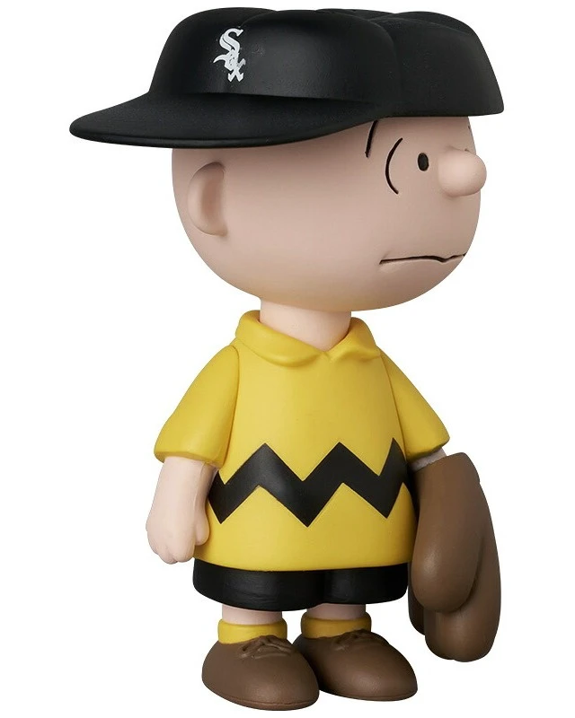 Alt view image 2 of 3 - Japan UDF MLB x PEANUTS Chicago White Sox Charlie Brown Figure