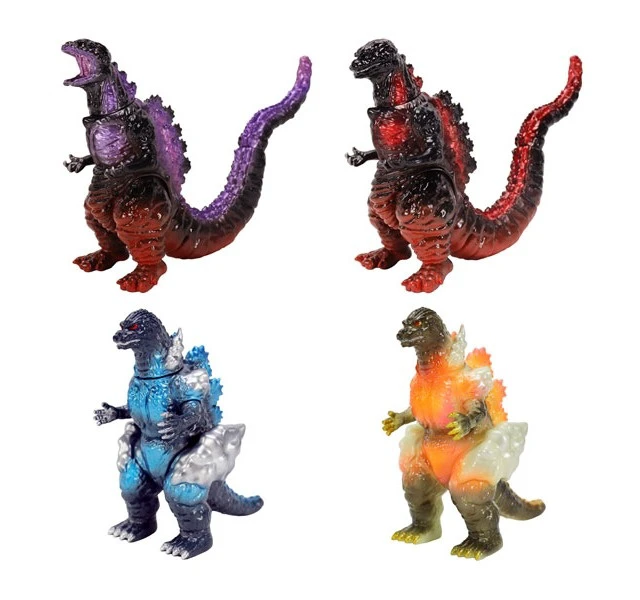 Main image of Japan CCP Middle Size Series Godzilla EX Vol.15 4-Type Set Complete Figure