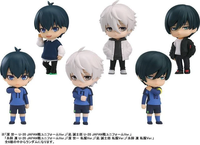 Main image of Japan Nendoroid Surprise Blue Lock 6-Box Set
