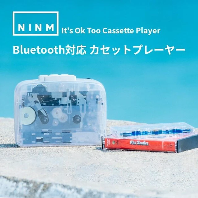 Main image of Japan IT'S OK TOO Portable Cassette Player Speaker Set Bluetooth Wireless