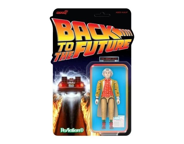Alt view image 2 of 3 - Japan Dr. Emmett Brown 2015 Back to the Future ReAction Figure