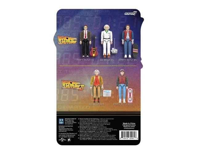 Alt view image 3 of 3 - Japan Dr. Emmett Brown 2015 Back to the Future ReAction Figure