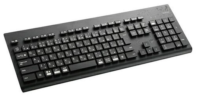 Main image of Japan ELECOM TK-WS03BMKBK Wireless Bluetooth Washable Keyboard Black