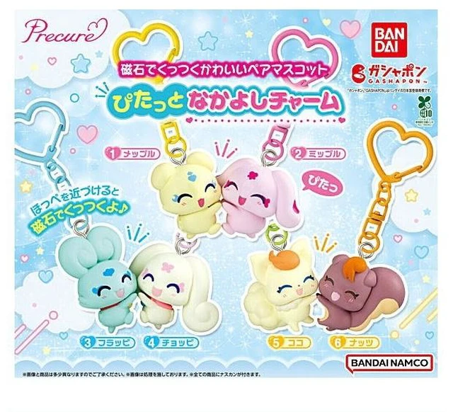 Main image of Japan PreCure All Stars Pitatto Nakayoshi Charm Full Set of 6