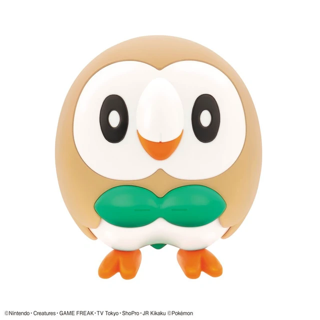 Alt view image 2 of 6 - Japan Pokemon Plamo Collection Quick!! 10 Rowlet Plastic Model