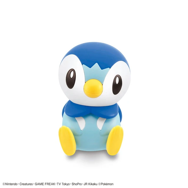 Alt view image 2 of 6 - Japan Pokemon Plamo Collection Quick!! 06 Piplup Plastic Model
