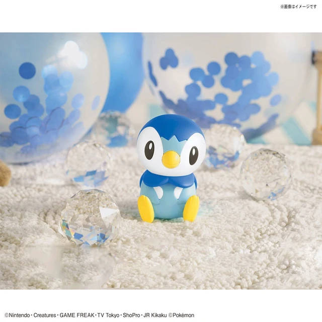 Alt view image 6 of 6 - Japan Pokemon Plamo Collection Quick!! 06 Piplup Plastic Model