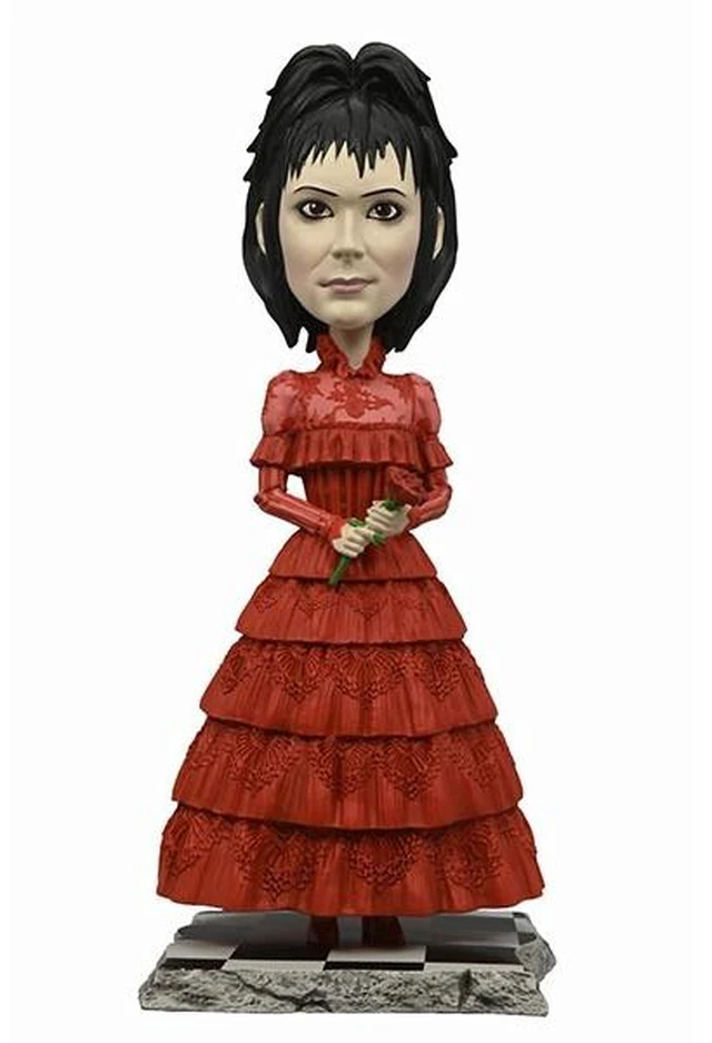 Main image of Lydia Deetz Wedding Ver. Head Knocker Beetlejuice Beetlejuice