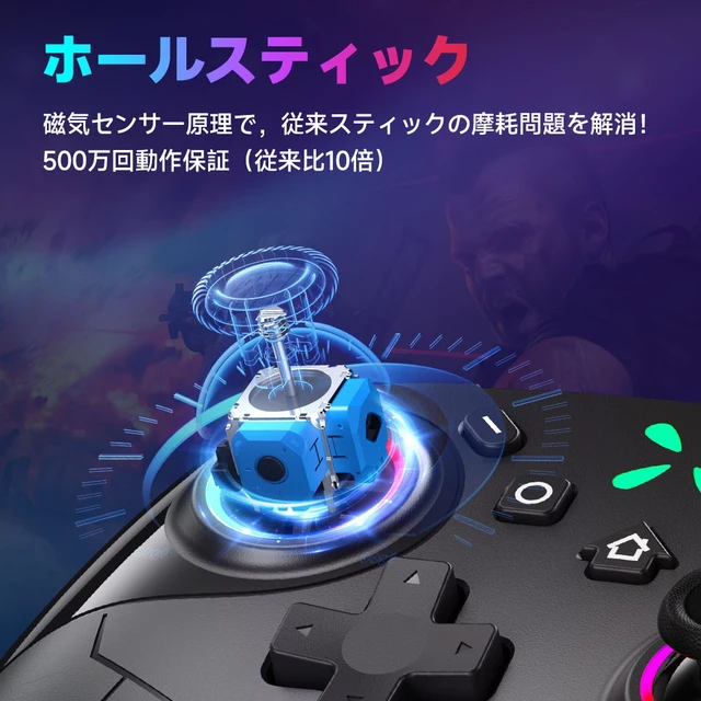 Alt view image 6 of 7 - Japan Switch/Switch 2 Wireless Controller Pro Gray