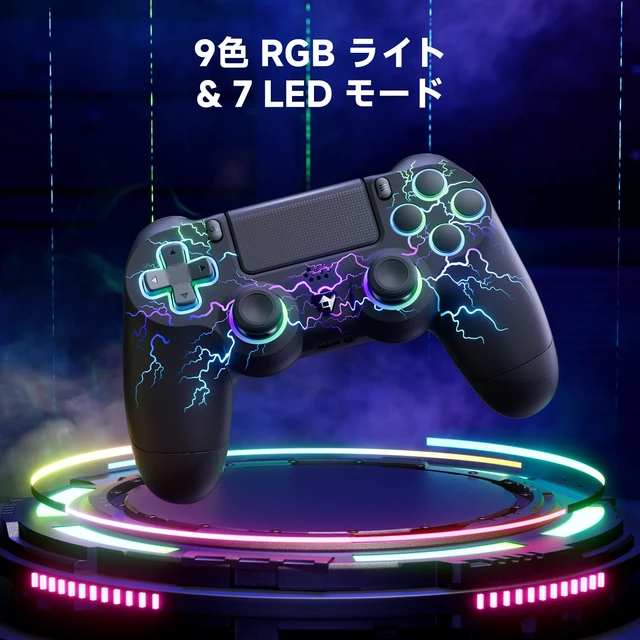 Alt view image 7 of 7 - Japan ECHTPower PS4 Wireless Controller Hall Effect Joysticks Back Buttons