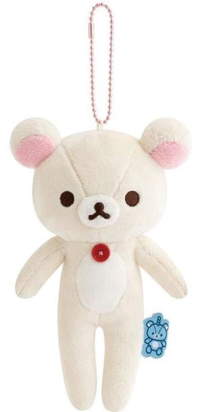 Main image of Japan Rilakkuma Slender Hanging Plush Korilakkuma