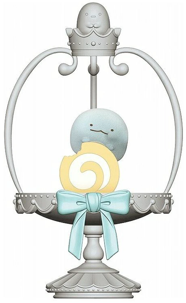 Main image of Japan Sumikkogurashi Petit Scene Mascot Tokage Roll Cake Silver