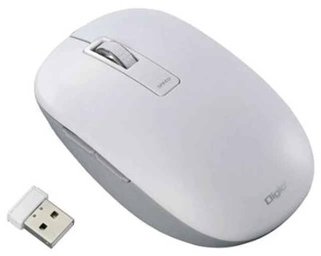 Main image of Japan Nakabayashi MUS-RKF218W White Wireless Silent 5-Button BlueLED Mouse