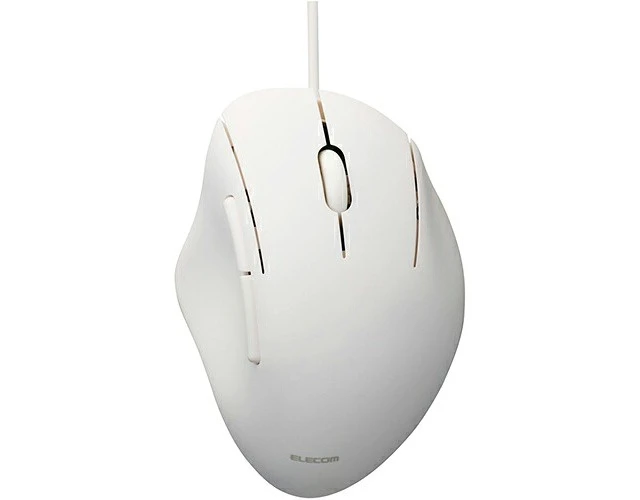 Main image of Japan ELECOM M-SH21UBSKWH White Wired 5-Button Mouse S Size